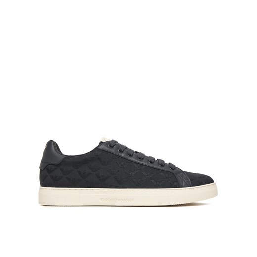 Sneakersy Emporio Armani EM003843 Granatowy ze sklepu eobuwie.pl w kategorii Buty sportowe męskie - zdjęcie 186751092