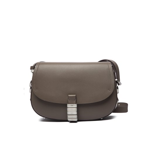 Torebka PINKO Saddle Mini PE PLTT 103831 A1ZX Szary ze sklepu eobuwie.pl w kategorii Listonoszki - zdjęcie 186751143