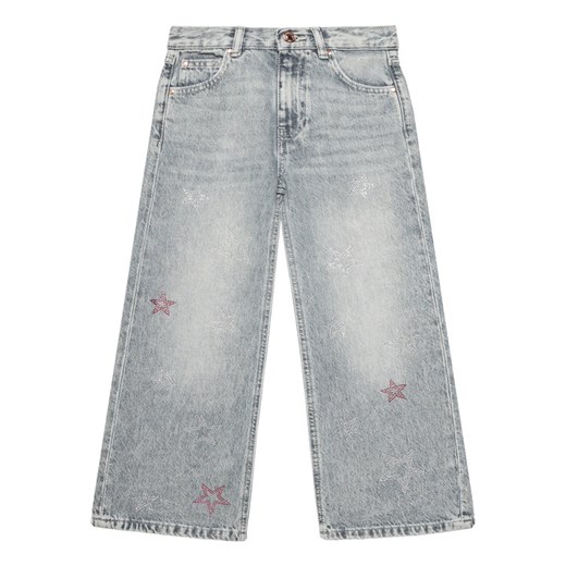 Guess Jeansy J5YA00 D5NJ0 Szary Regular Fit ze sklepu MODIVO w kategorii Spodnie dziewczęce - zdjęcie 186752540