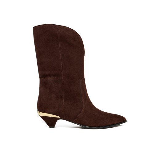 LOVE MOSCHINO Botki JA24363G0NJA0313 Brązowy ze sklepu MODIVO w kategorii Botki - zdjęcie 186752543
