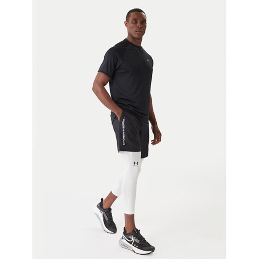 Under Armour Legginsy HeatGear® 1361588 Biały Slim Fit ze sklepu MODIVO w kategorii Bielizna termoaktywna męska - zdjęcie 186752551