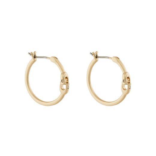 Coach Kolczyki Signature Hoop Earrings 37408160GLD710 Złoty ze sklepu MODIVO w kategorii Kolczyki - zdjęcie 186752604
