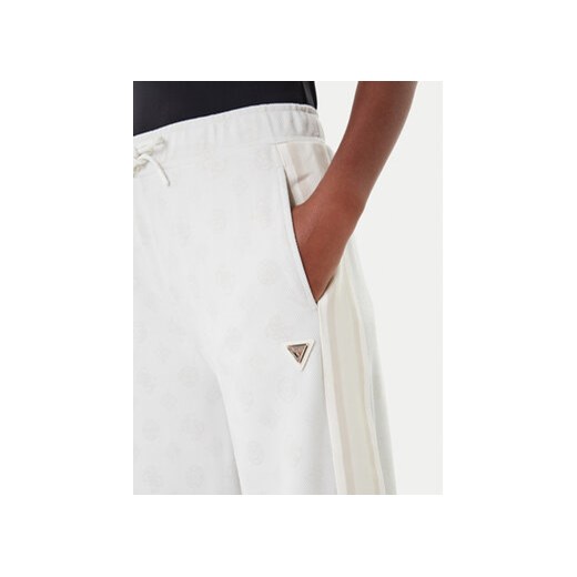 Guess Spodnie dresowe V5YB10 K0282 Écru Relaxed Fit Guess XXS MODIVO