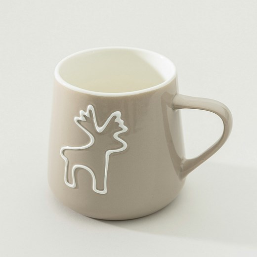 Kubek świąteczny Reindeer 10x13x9 cm ze sklepu dekoria.pl w kategorii Dekoracje bożonarodzeniowe - zdjęcie 186753703