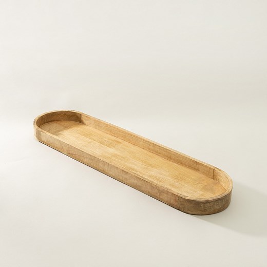 Taca drewniana Yano II 73x18x4 cm ze sklepu dekoria.pl w kategorii Tace - zdjęcie 186753721