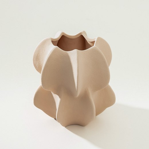 Wazon kamionkowy Petal Pink II 15x17 cm ze sklepu dekoria.pl w kategorii Wazony - zdjęcie 186753792