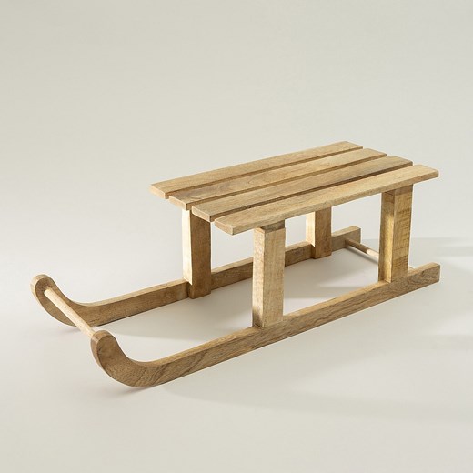 Dekoracyjne sanki Luge I 60x20x19 cm ze sklepu dekoria.pl w kategorii Dekoracje bożonarodzeniowe - zdjęcie 186753801