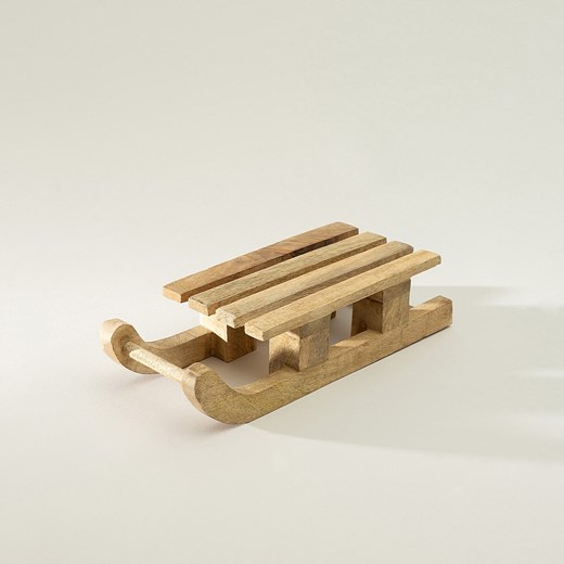 Dekoracyjne sanki Luge III 30x12x8 cm ze sklepu dekoria.pl w kategorii Dekoracje bożonarodzeniowe - zdjęcie 186753810