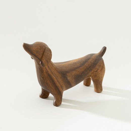 Ceramiczna figurka psa Bruno 17x4x11 cm ze sklepu dekoria.pl w kategorii Dekoracje - zdjęcie 186753813
