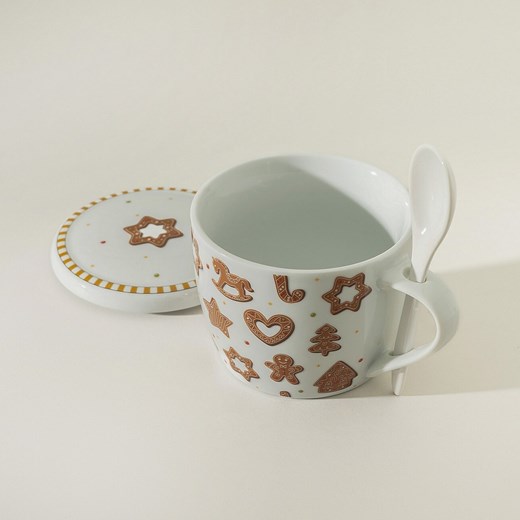Kubek porcelanowy Gingerjoy 600 ml ze sklepu dekoria.pl w kategorii Dekoracje bożonarodzeniowe - zdjęcie 186753822