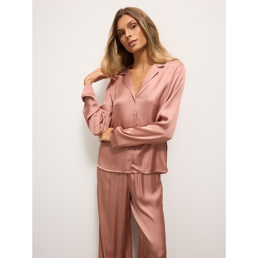 Mohito - Góra od piżamy - różowy ze sklepu Mohito w kategorii Piżamy damskie - zdjęcie 186754104