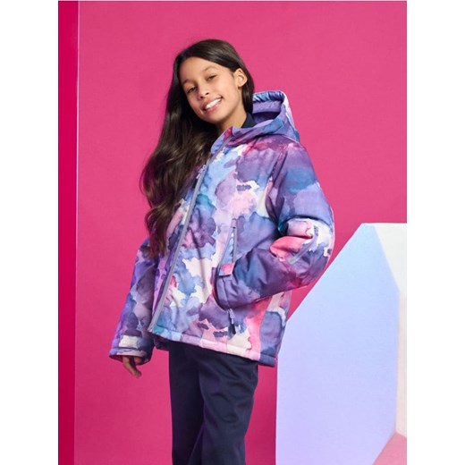 Sinsay - Kurtka puffer z kapturem - wielobarwny - id: 319EY-MLC - marki Sinsay - 186755371 Sinsay - Kurtka puffer z kapturem - wielobarwny ze sklepu Sinsay w kategorii Kurtki dziewczęce - zdjęcie 186755371