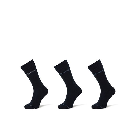 Emporio Armani Skarpety długie EM000554 AF12276 MB154 Granatowy ze sklepu MODIVO w kategorii Skarpetki męskie - zdjęcie 186755564