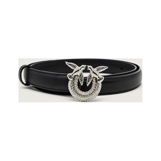 Pinko Skórzany pasek H2 STRASS BUCKLE ze sklepu Gomez Fashion Store w kategorii Paski damskie - zdjęcie 186756411