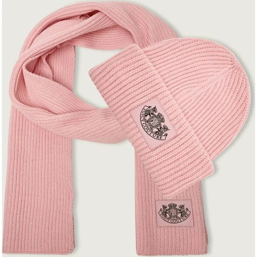 Juicy Couture Szal + czapka CHEETAH CREST | z dodatkiem wełny ze sklepu Gomez Fashion Store w kategorii Szaliki i chusty damskie - zdjęcie 186756414