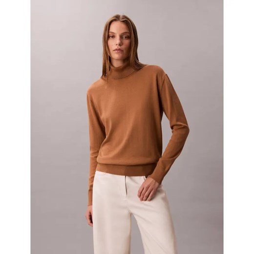 Calvin Klein Golf | Regular Fit | z dodatkiem wełny ze sklepu Gomez Fashion Store w kategorii Swetry damskie - zdjęcie 186756454