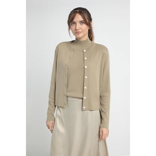 Josephine &amp; Co Kardigan &quot;Jace&quot; w kolorze khaki ze sklepu Limango Polska w kategorii Swetry damskie - zdjęcie 186757114