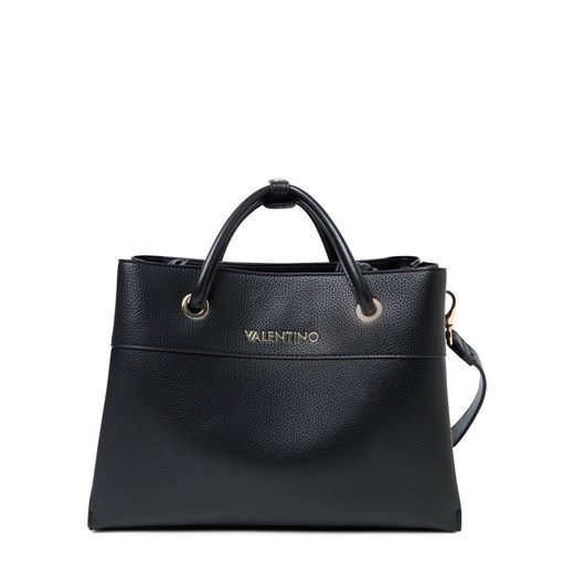 VALENTINO HANDBAGS Damska shopperka - Alexia Nero Kobiety Sztuczne włókno czarny jednolity ze sklepu vangraaf w kategorii Torby Shopper bag - zdjęcie 186757634