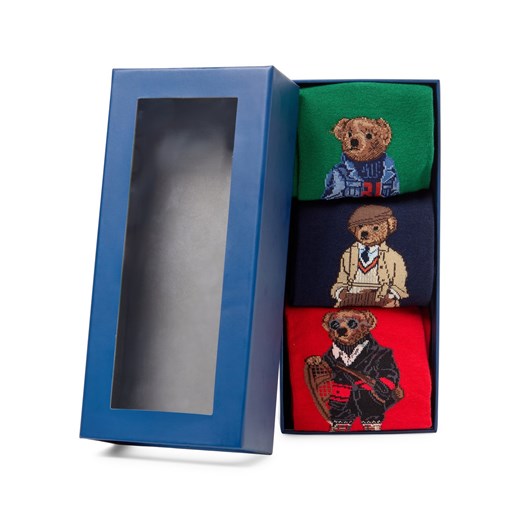 Polo Ralph Lauren Skarpety w 3-paku Mężczyźni zielony jednolity ze sklepu vangraaf w kategorii Skarpetki męskie - zdjęcie 186757651