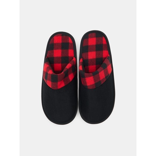 Sinsay - Prążkowane kapcie - wielobarwny Sinsay 43/44 Sinsay