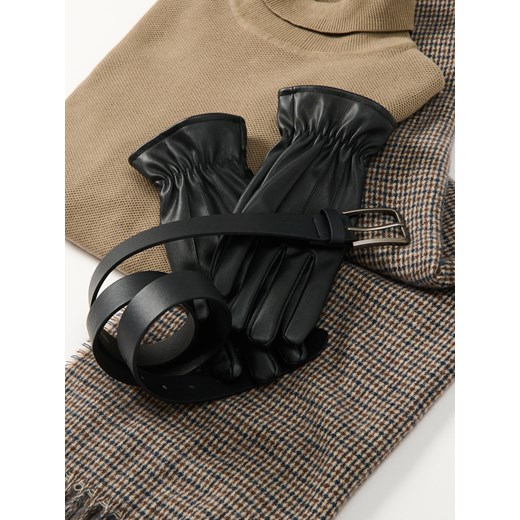 Sinsay - Pasek - czarny Sinsay M Sinsay