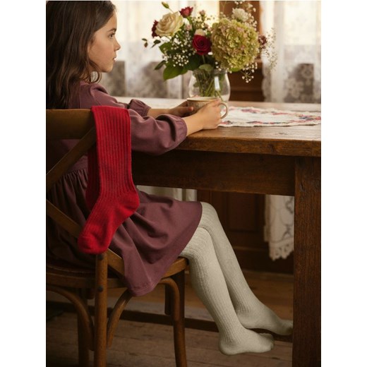 Sinsay - Prążkowane rajstopy 2 pack - wielobarwny ze sklepu Sinsay w kategorii Rajstopy dziecięce - zdjęcie 186762083