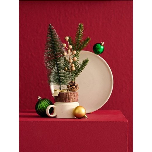 Sinsay - Dekoracja świąteczna w kształcie choinki - złoty ze sklepu Sinsay w kategorii Dekoracje bożonarodzeniowe - zdjęcie 186762213