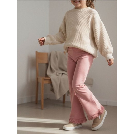 Sinsay - Spodnie flare - różowy ze sklepu Sinsay w kategorii Spodnie dziewczęce - zdjęcie 186762273