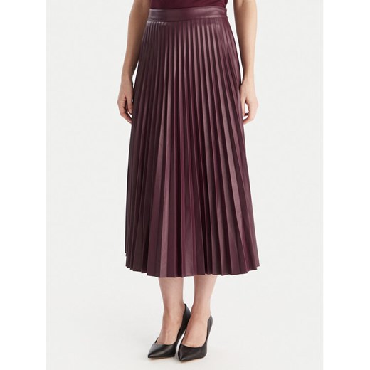 Vero Moda Spódnica z imitacji skóry Bella Holly 10319036 Fioletowy Regular Fit ze sklepu MODIVO w kategorii Spódnice - zdjęcie 186762772