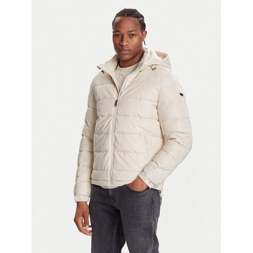 Guess Kurtka zimowa M5BL0B W2322 Écru Relaxed Fit ze sklepu MODIVO w kategorii Kurtki męskie - zdjęcie 186762803
