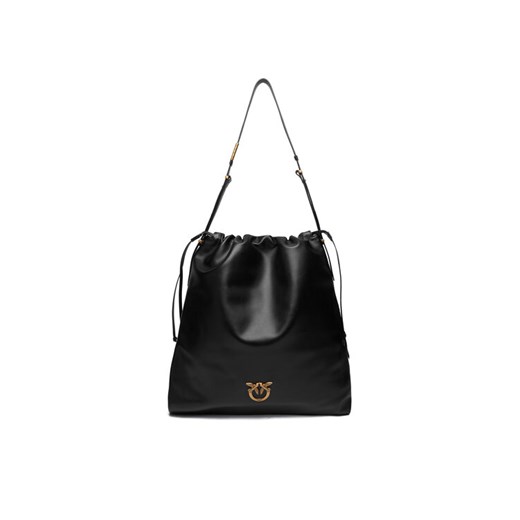 PINKO Torebka Slouchy Extra Ai 25-26 PLTT 104364 A0QO Czarny ze sklepu MODIVO w kategorii Torebki worki - zdjęcie 186762833