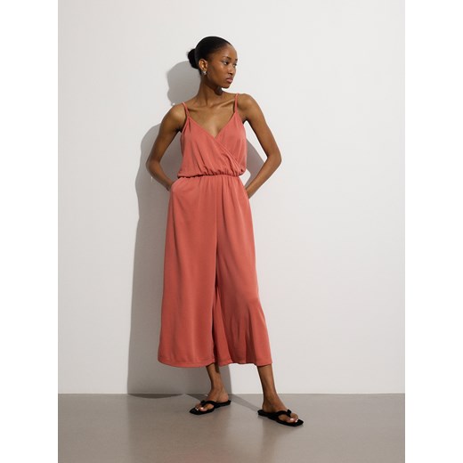 Reserved - Kombinezon z modalem - pomarańczowy Reserved M okazyjna cena Reserved