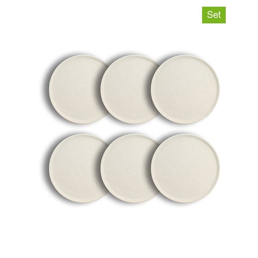 Ogo Living Talerzyki deserowe (6 szt.) w kolorze białym - Ø 0,00 cm ze sklepu Limango Polska w kategorii Naczynia - zdjęcie 186765721