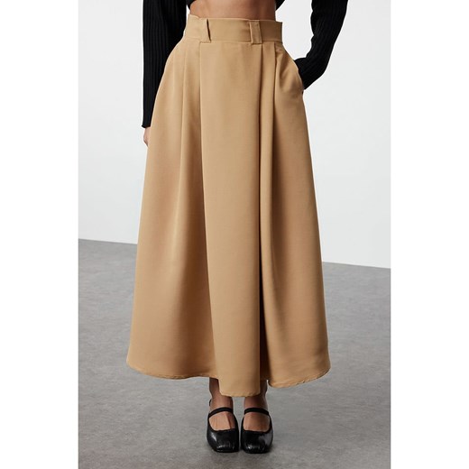 trendyol Spódnica w kolorze jasnobrązowym Trendyol 38 promocja Limango Polska
