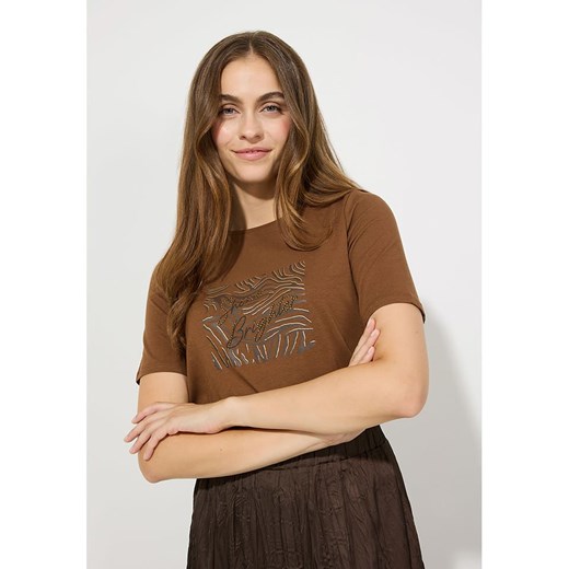 More &amp; More Top w kolorze jasnobrązowym More & More 36 promocyjna cena Limango Polska