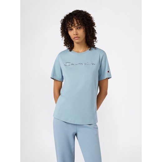 Champion Koszulka w kolorze błękitnym ze sklepu Limango Polska w kategorii Bluzki damskie - zdjęcie 186766464