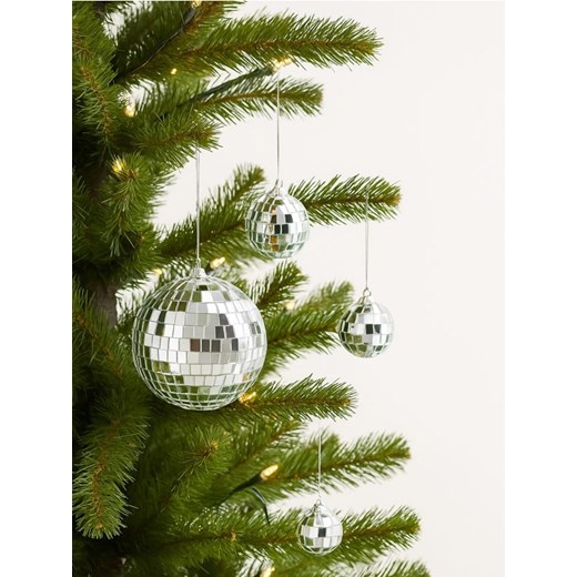 Sinsay - Bombki choinkowe 12 pack - srebrny ze sklepu Sinsay w kategorii Dekoracje bożonarodzeniowe - zdjęcie 186767793