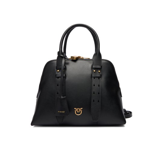 PINKO Torebka Bowling Bag Medium AI 25-26 PLTT 105906 A0QO Czarny - id: 8053177306835 - marki Pinko - 186769044 PINKO Torebka Bowling Bag Medium AI 25-26 PLTT 105906 A0QO Czarny ze sklepu MODIVO w kategorii Kuferki - zdjęcie 186769044