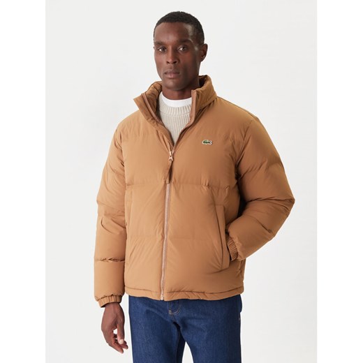 Lacoste Kurtka puchowa BH5154 Brązowy Regular Fit ze sklepu MODIVO w kategorii Kurtki męskie - zdjęcie 186769050