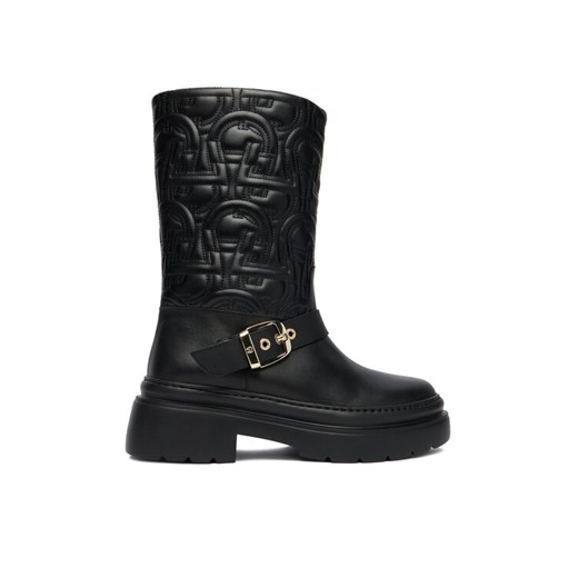 Aigner Botki 1252010 Czarny - id: 0000305873576 - marki Aigner - 186769090 Aigner Botki 1252010 Czarny ze sklepu MODIVO w kategorii Botki - zdjęcie 186769090