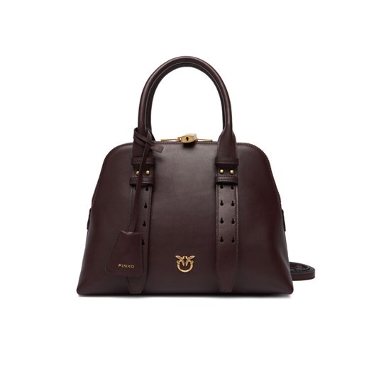 PINKO Torebka Bowling Bag Medium AI 25-26 PLTT 105906 A0QO Bordowy - id: 8053177306828 - marki Pinko - 186769104 PINKO Torebka Bowling Bag Medium AI 25-26 PLTT 105906 A0QO Bordowy ze sklepu MODIVO w kategorii Kuferki - zdjęcie 186769104