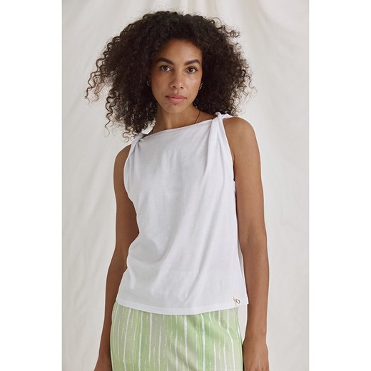 Cotton Candy Top &quot;Nabila&quot; w kolorze białym ze sklepu Limango Polska w kategorii Bluzki damskie - zdjęcie 186769843