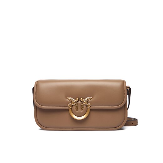 Torebka PINKO Love Box Baguette Al 25-26 PLTT 105083 A26L Brązowy - id: 8053177200997 - marki Pinko - 186770584 Torebka PINKO Love Box Baguette Al 25-26 PLTT 105083 A26L Brązowy ze sklepu eobuwie.pl w kategorii Torebki damskie - zdjęcie 186770584