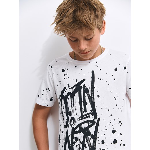 GATE Bawełniana koszulka z nadrukiem 7Y Gate 12Y gateshop