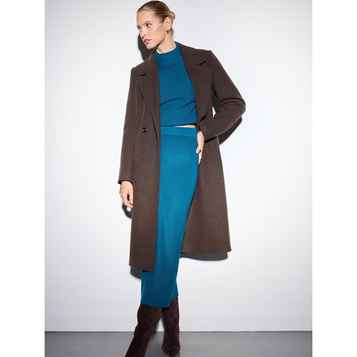 Mohito - Swetrowa spódnica midi - zielony - id: 557EQ-67X - marki Mohito - 186772441 Mohito - Swetrowa spódnica midi - zielony ze sklepu Mohito w kategorii Spódnice - zdjęcie 186772441