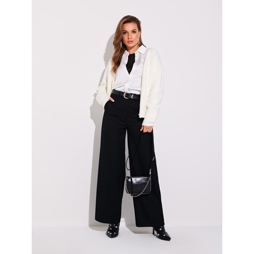 Sinsay - Koszula z satynowym wykończeniem - kremowy Sinsay L Sinsay