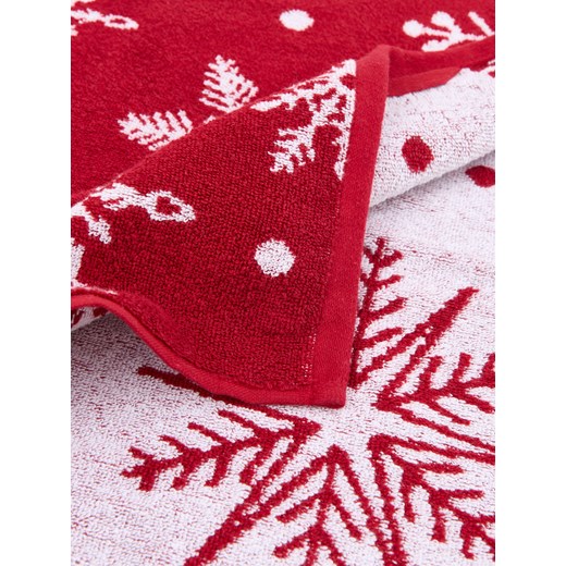 Sinsay - Ręcznik ze świątecznym motywem - pomarańczowy Sinsay One Size Sinsay