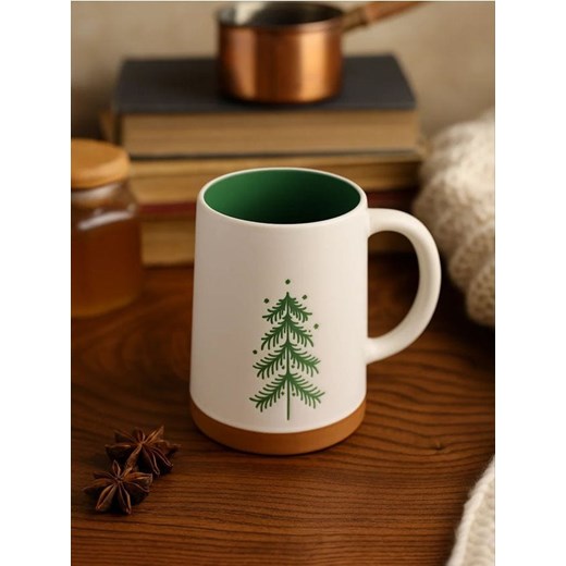 Sinsay - Świąteczny kubek z motywem choinki - zielony ze sklepu Sinsay w kategorii Kubki - zdjęcie 186773654