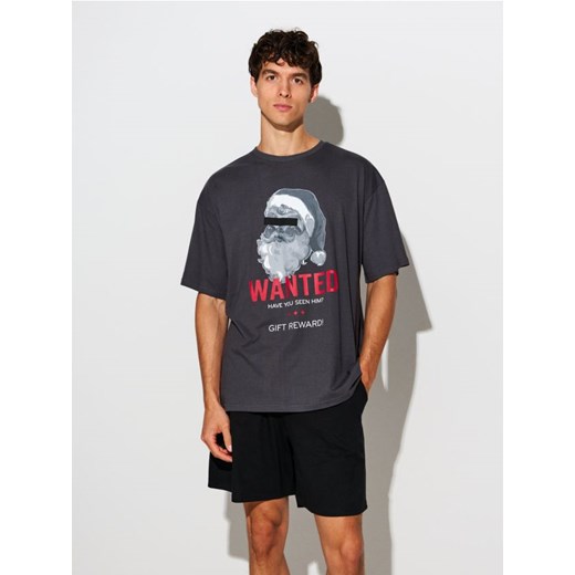 Sinsay - Dwuczęściowa piżama oversize - wielobarwny ze sklepu Sinsay w kategorii Piżamy męskie - zdjęcie 186773733