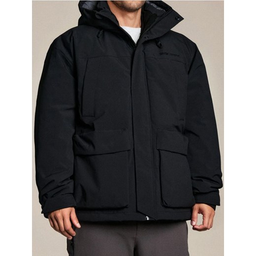 Sinsay - Kurtka puffer z kapturem - czarny ze sklepu Sinsay w kategorii Kurtki męskie - zdjęcie 186773742